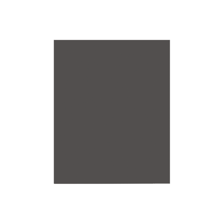 Plaque de protection unie verticale Couleur Gris - Hauteur 100cm pour poele - Capska