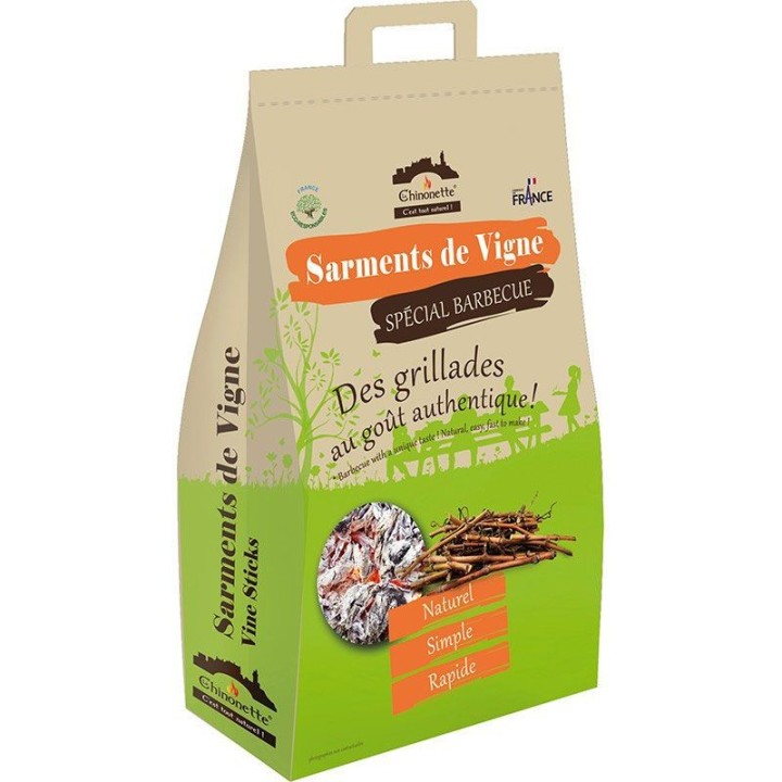 Sarments de vigne pour barbecue et cheminée allume feu - Capska