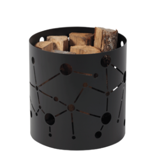 Rangement Bois Spektra Gris Acier Rangement Bois Spektra Gris Acier