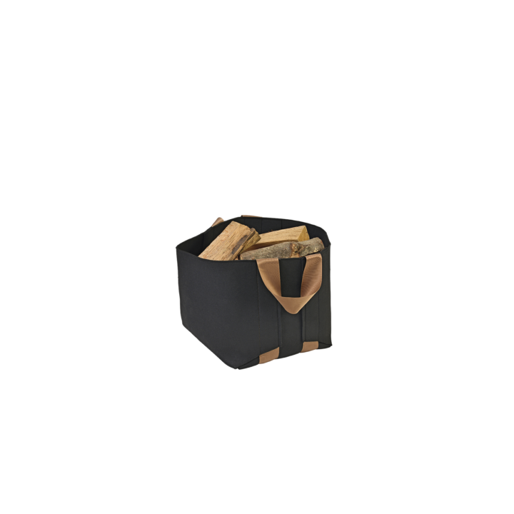 Sac A Buches Feutrine Noir Wool Anses Bronze Sac A Buches Feutrine Noir Wool Anses Bronze