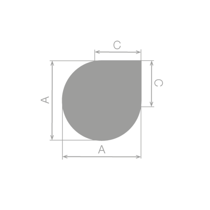 Placa de suelo de acero Capska con caída de agua para chimeneas y estufas de leña