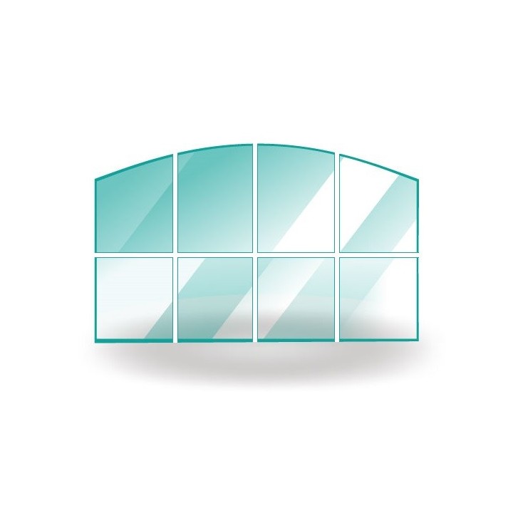 Pack 8 Vidrios Deville CHARLEVILLE - Resistente a 800°C