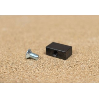 Fireplace Glass Clamp 600 - 20 x 8 x 12 mm