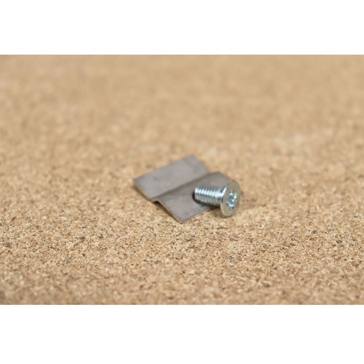Fixe vitre SUPRA réf 84718 - 23 x 20 mm (vendu à l'unité avec une vis)