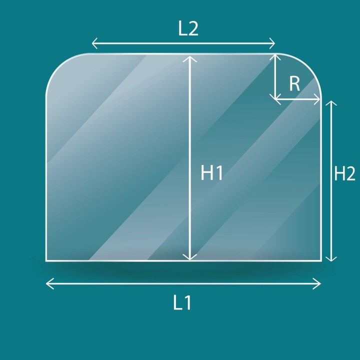 Vidre Rectangle Invicta BRADFORD - Capska