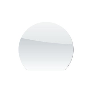 Plaque De Sol Ronde Coupe 110X95 Cm Verre Plaque de sol - Capska