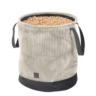 DUVEO Corduroy Wood Bin for Wood and Pellets - Capska