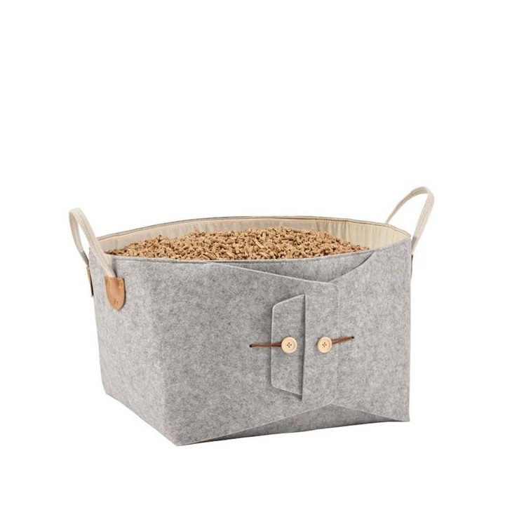Cosy Wood Storage Basket - Capska