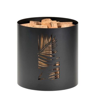 Range Logs Borneo Black Frosted Dixneuf 40cm - Made in France Range Logs Borneo Black Frosted Dixneuf 40cm - Made in France