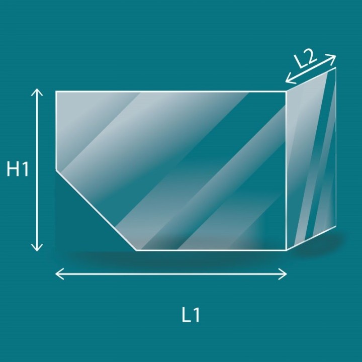 Austroflamm WEGA Glass Panel - Temperature Resistant Ceramic Glass