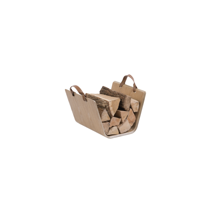 Range-bûches Madera en polyuréthane Bois naturel - Capska