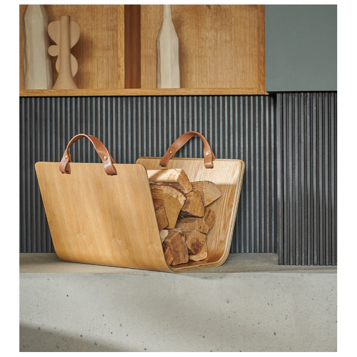 Madera polyurethane log rack Natural wood - Capska