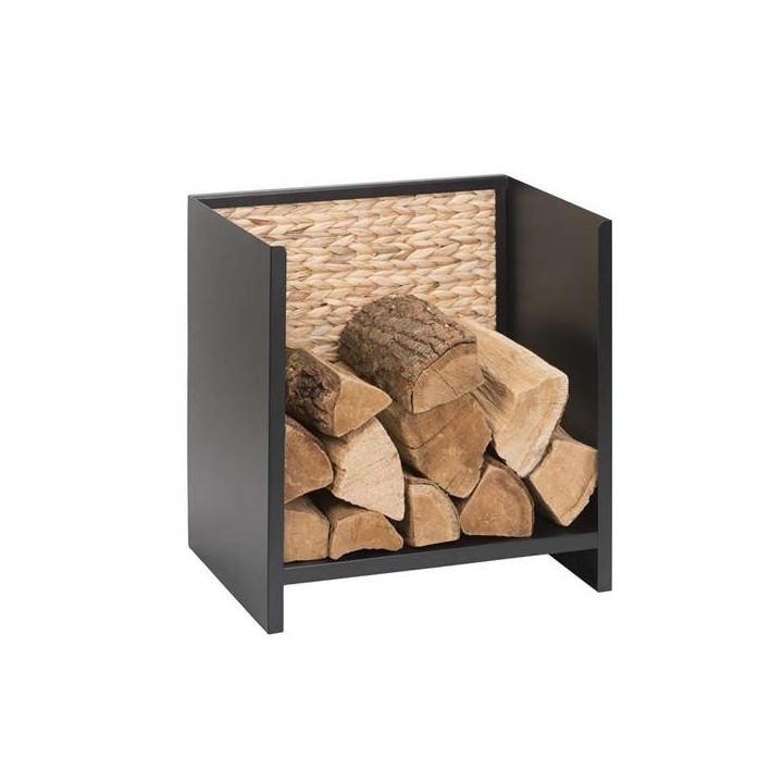 Range-bûches HANOÏ en Acier et Jacinthe d'eau - Capska