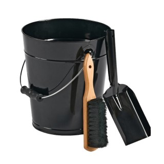 Triga Bucket (Secchio, Pala, Scopa) Servitore e Cassetto per la cenere - Capska