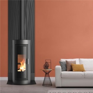 Frosted black STYLEA wall covering - Dixneuf Frosted black STYLEA wall covering - Dixneuf