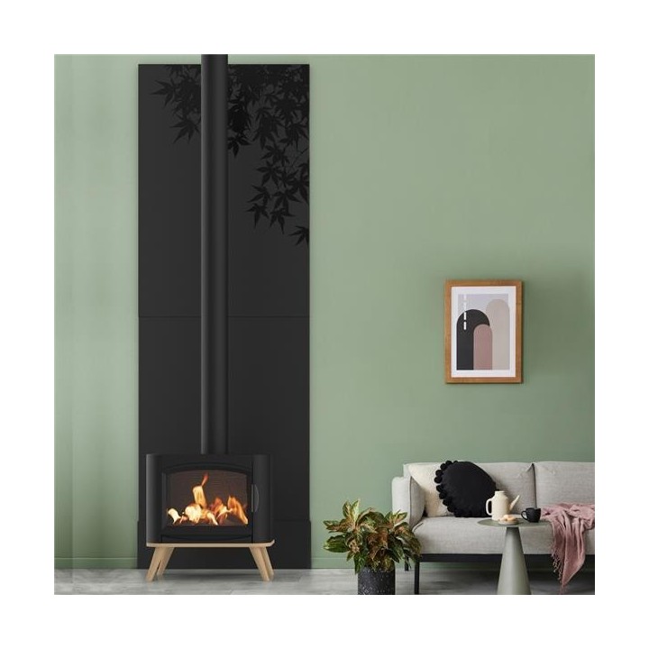 Protección térmica de pared negra esmerilada ARCE - Dixneuf Protección térmica de pared negra esmerilada ARCE - Dixneuf