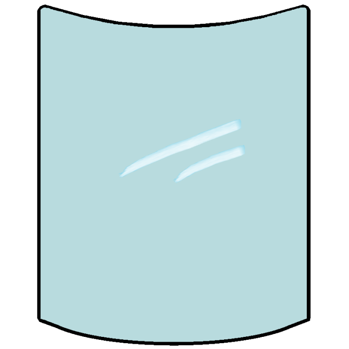Austroflamm DOMUS Glass - Rectangular Panel for Wood Burning Stove