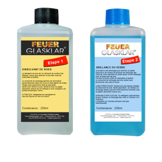 Set de productos de limpieza para cristales de insertos, estufas y chimeneas - Capska Set de productos de limpieza para cristales de insertos, estufas y chimeneas - Capska