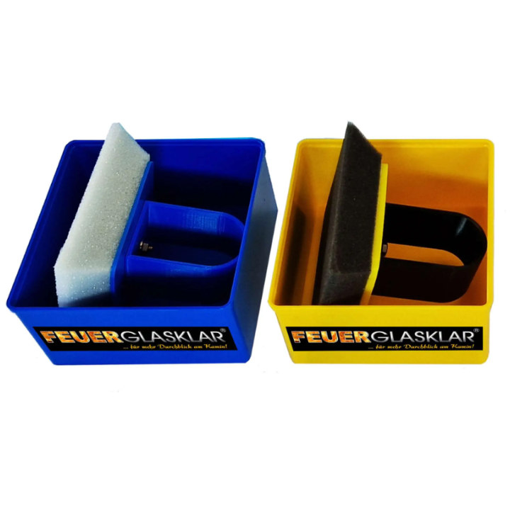 Set of cleaning products for inserts, stoves and fireplace glass - Capska