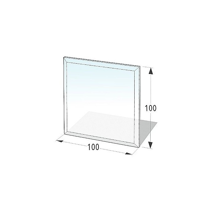 Hochwertige Glasbodenplatte 100x100 cm - 8 mm dick Hochwertige Glasbodenplatte 100x100 cm - 8 mm dick