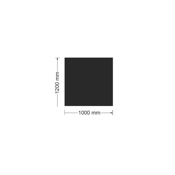 Plaque de sol en verre noir 100 X 120 cm - Acheter en ligne