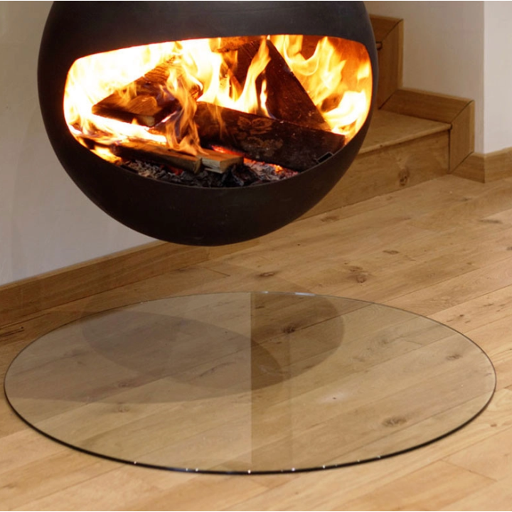 Round Glass Floor Plate - Ø100cm - Capska