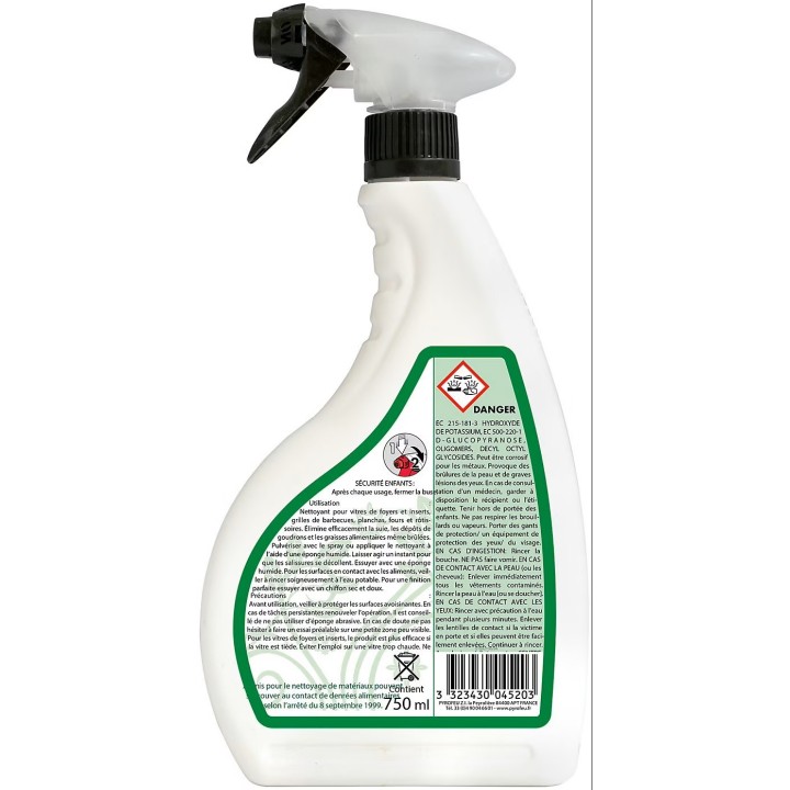 Detergente per vetri Spray biodegradabile 750 ml