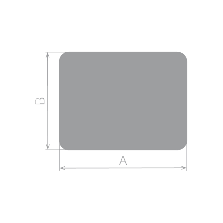 Plaque De Sol 80X60 Cm - 4 Angles Arrondis - Ref DN-017.PSR1G7 Plaque De Sol 80X60 Cm - 4 Angles Arrondis - Ref DN-017.PSR1G7