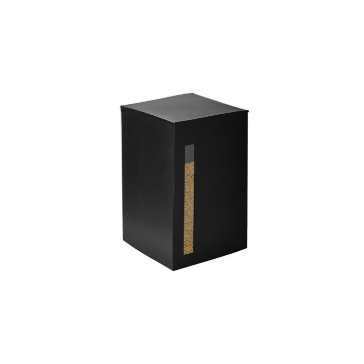 Rangement à granulés Titan Noir pour cheminée et poeles à bois - Capska