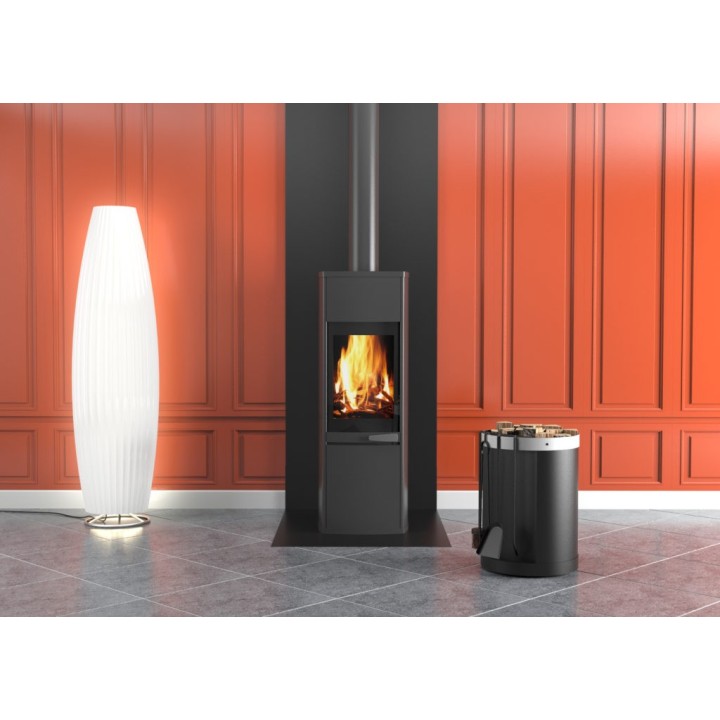 Placa protectora vertical llisa Color negre - Alçada 120cm per a estufa - Capska Placa protectora vertical llisa Color negre - Alçada 120cm per a estufa - Capska