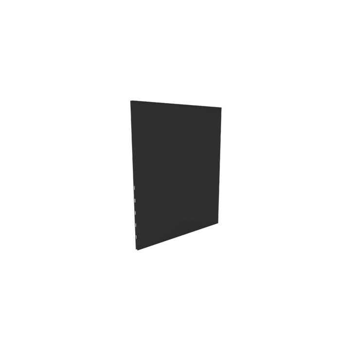 Placa protectora vertical lisa Color negro - Altura 100cm para estufa - Capska Placa protectora vertical lisa Color negro - Altura 100cm para estufa - Capska