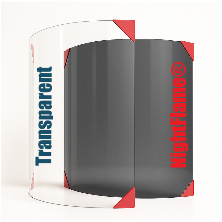Contura 600/610/620/630/635/650/655/660/670/690 Glas - ROBAX NightFlame® Effekt