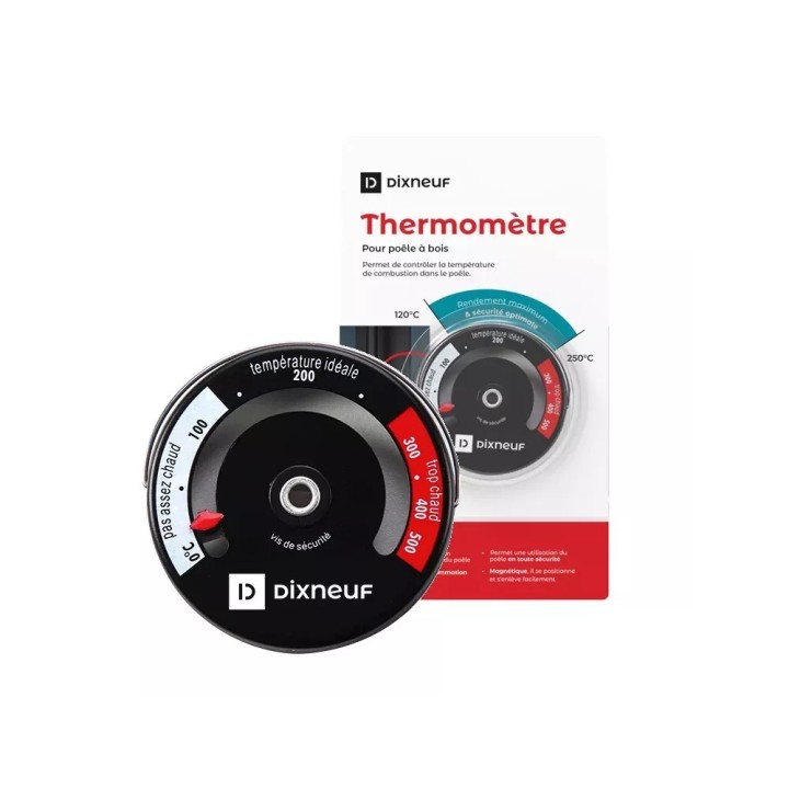 Carton de 12 Thermomètres Magnétiques Dixneuf - Accessoires Poêle