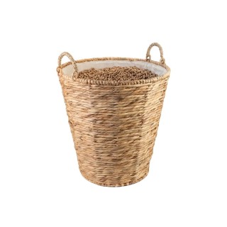 Cesto Mekong Diciannove in Giacinto d'Acqua con Sacco - Naturale