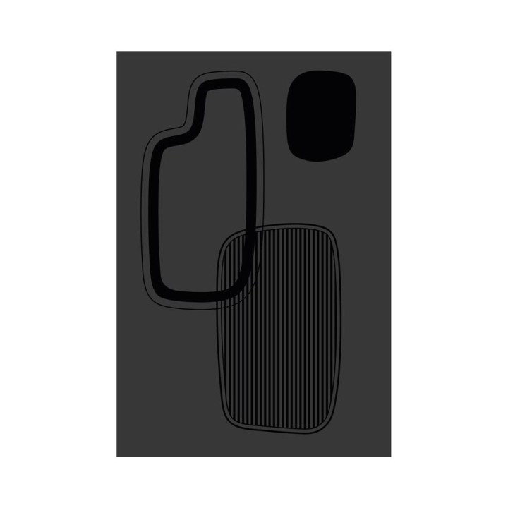 Dixneuf EGGO Wall Protection 81x120 cm Frosted Black N3