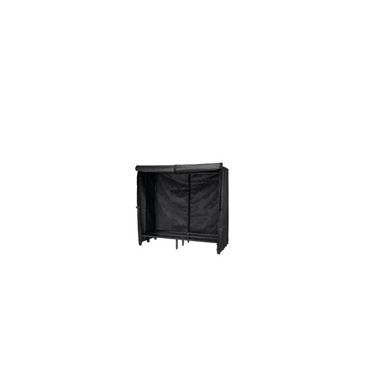 Dixneuf Cover 50 for Modular Outdoor Log Store - Black Polyester