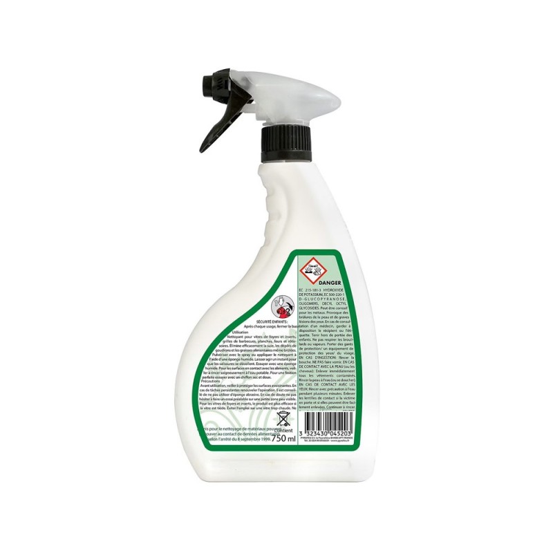 Detergente per vetri Spray biodegradabile 750 ml Detergente per vetri Spray biodegradabile 750 ml
