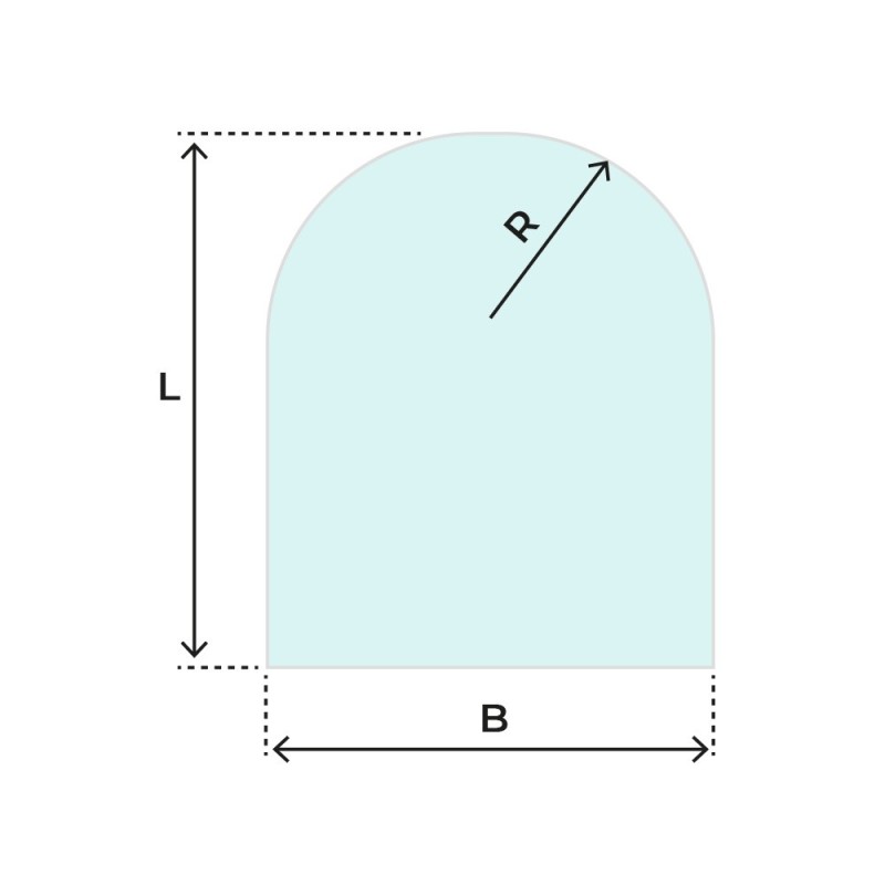 Curved Rectangular Glass Floor Plate 100x100cm - Capska Curved Rectangular Glass Floor Plate 100x100cm - Capska