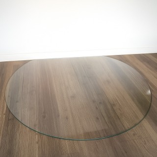 Piastra rotonda in vetro temperato per stufe Ø 100 cm - Capska Piastra rotonda in vetro temperato per stufe Ø 100 cm - Capska