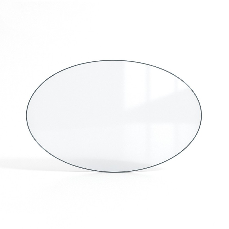 Vitre plate de forme ovale 4 mm autonettoyant