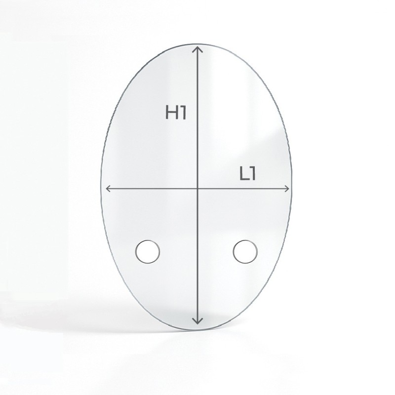 Ovales oder elliptisches Maßglas- Capska