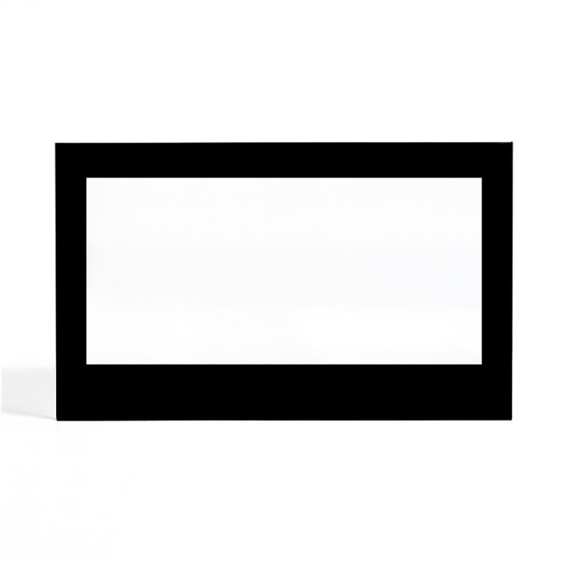 Vitre Edilkamin BLADE - Verre Rectangle Sérigraphié pour poêle à granulés