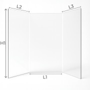 Supra CRISTAL 2 401A / 431A Glas - Prismatisch Kaminglas für Kaminofen Supra CRISTAL 2 401A / 431A Glas - Prismatisch Kaminglas für Kaminofen