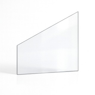 Deville CHAMBORD (right-hand door) Glass - Right-angled trapezoid glass panel for wood burning stove Deville CHAMBORD (right-hand door) Glass - Right-angled trapezoid glass panel for wood burning stove