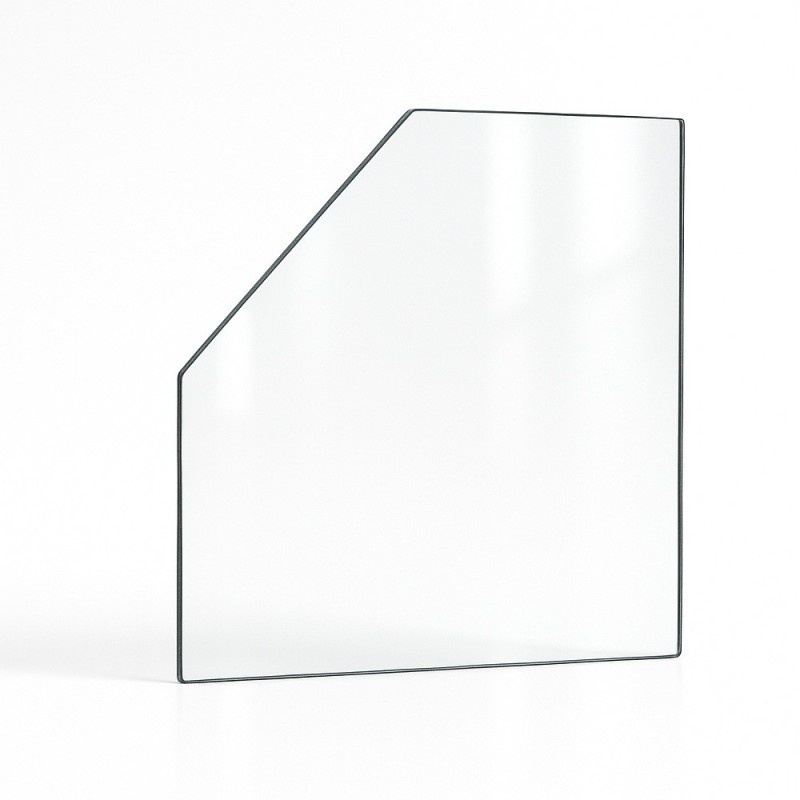 Invicta RADIO Glass - 1 cut corner glass panel for wood burning stove