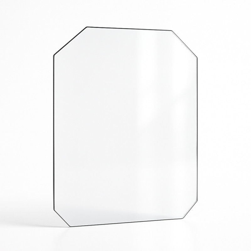 Cristal Godin ETIVAL - Vidrio 4 ángulos cortados para estufa de leña