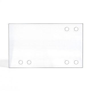 Cristal Brisach EUROVISION (con taladros) - Vidrio Rectángulo Perforado