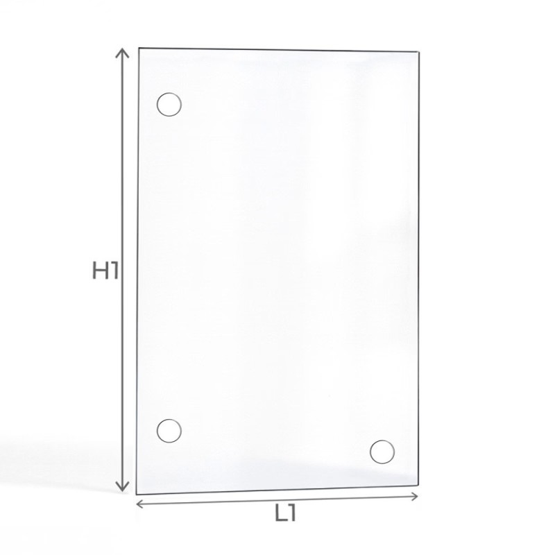 Philippe FOYER 850-1 - Vitre Rectangle Percée - Schéma