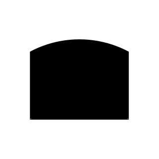 Plaque De Sol Arrondie 80X65 Cm - Ref DN-017.PSA2N3