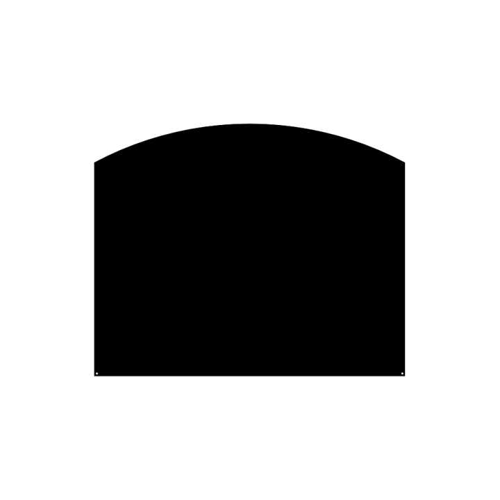 Plaque De Sol Arrondie 100X125 Cm - Ref DN-017.PSA5N3 Plaque De Sol Arrondie 100X125 Cm - Ref DN-017.PSA5N3